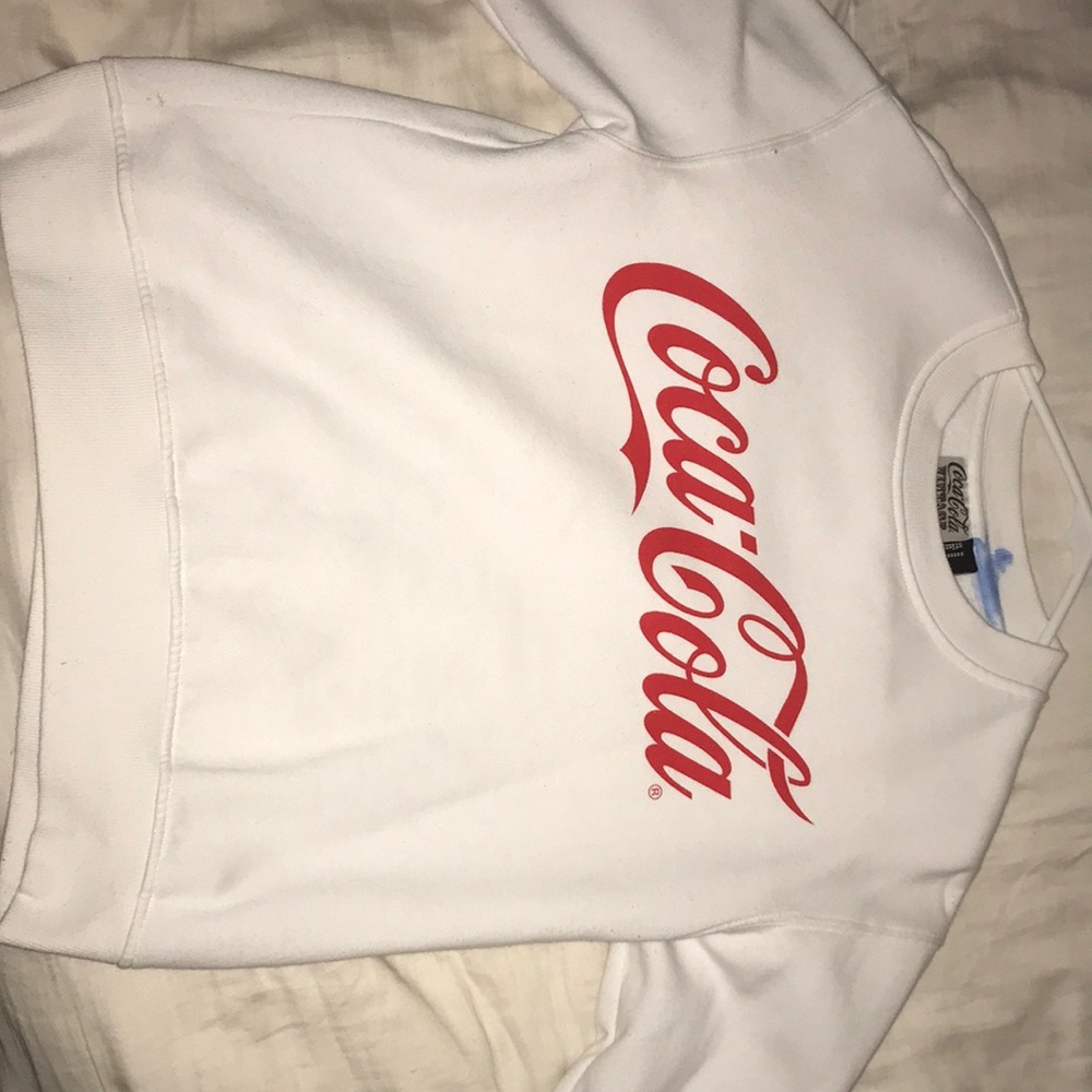 White Coca Cola sweater